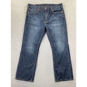 Levi's 527 Bootcut Jeans Men's 38x30 Dark Wash 100% Cotton Cowboy Western USA